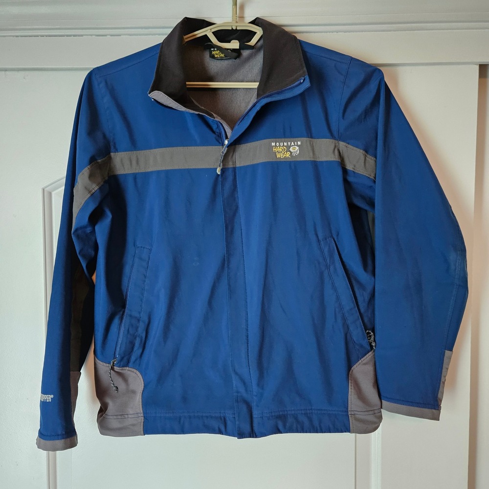 Mountain Hardwear Windstopper Jacket Mens Medium Full Zip Softshell Hiking Gorp